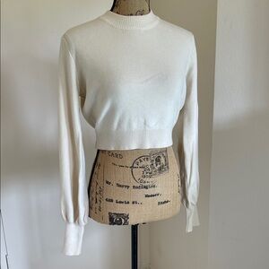 Elegant White Women's Sweater